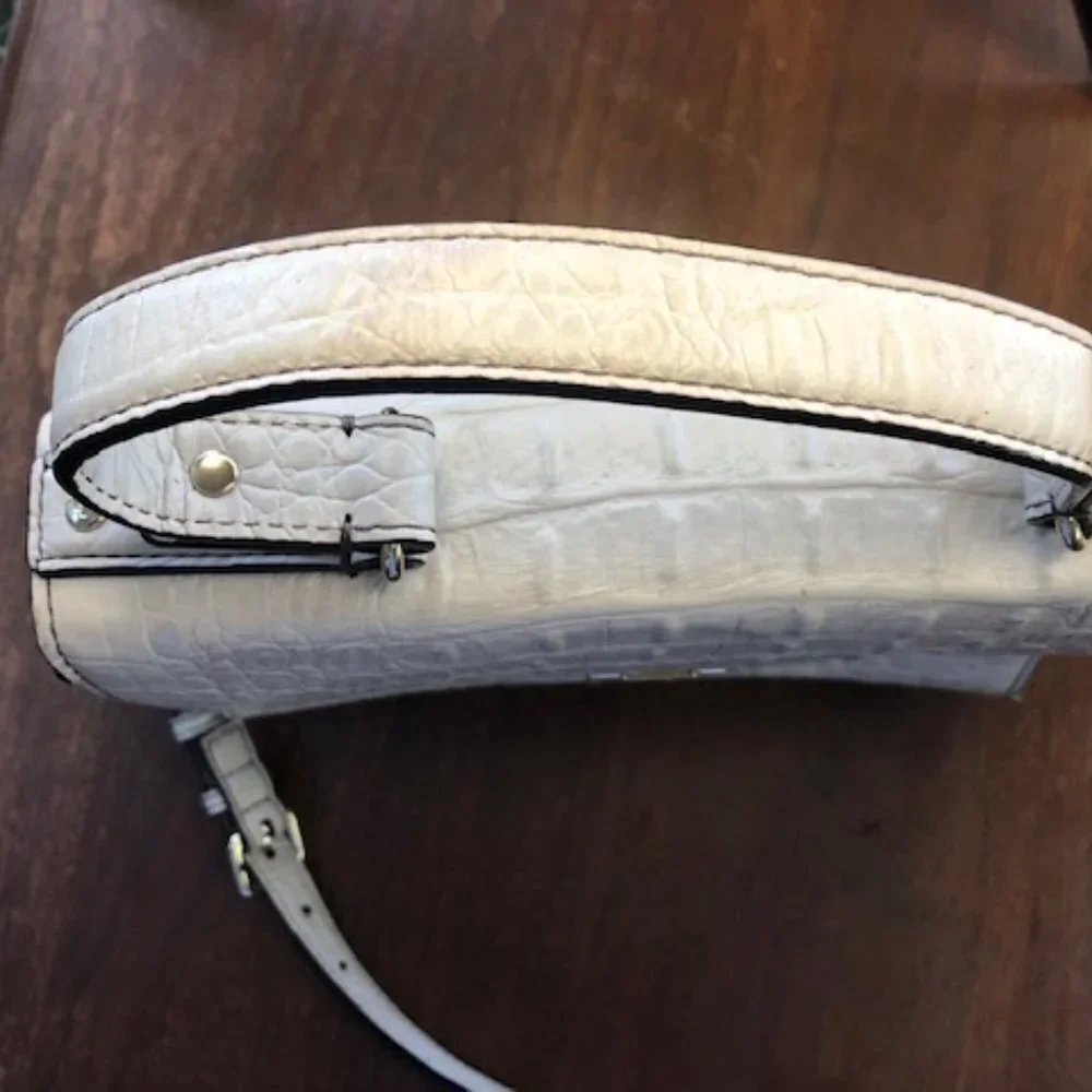 KATE SPADE Doris Orchard Valley Grey Leather Satchel/Shoulder Bag